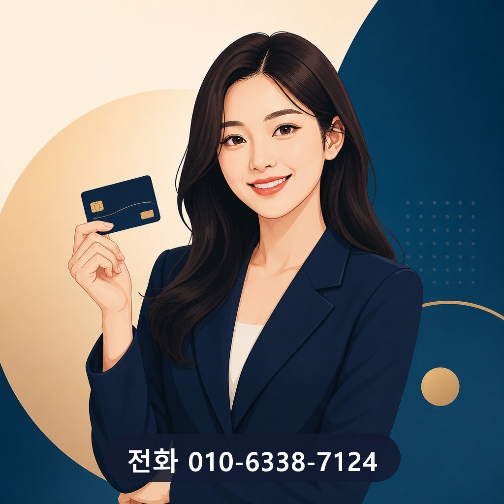카드깡 소액 가능 대표 이미지 · 문의 010-6338-7124