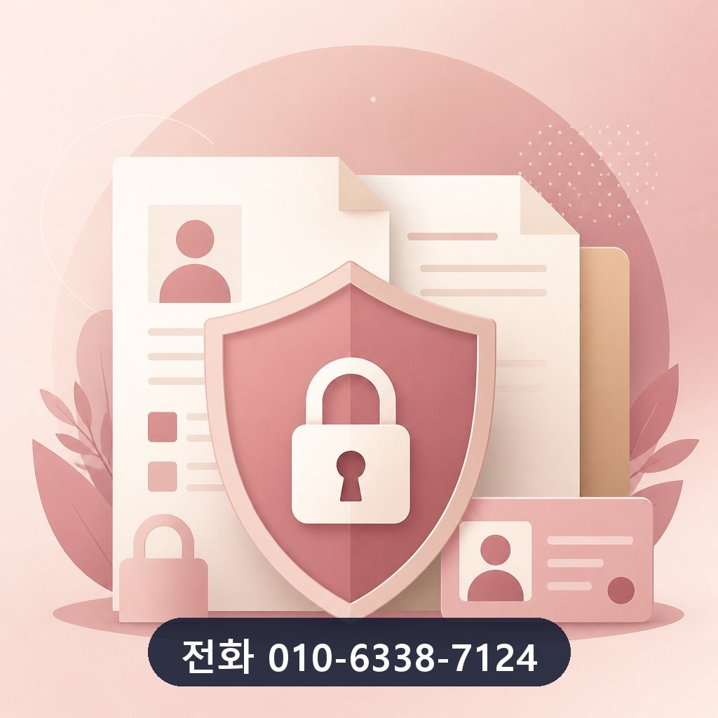 카드깡 소액 가능 개인정보 보호 이미지 · 문의 010-6338-7124